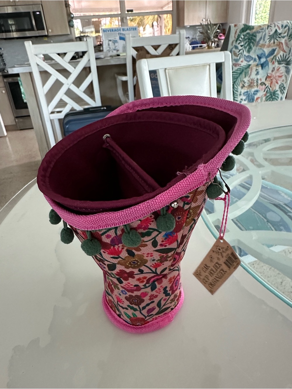 Natural Life Car Cup Holder Organizer NWT